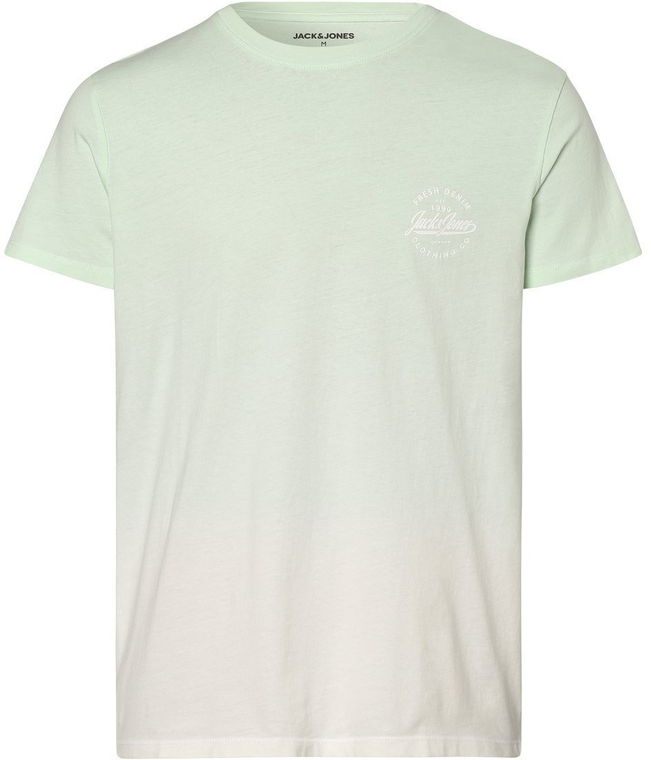 Jack & Jones T-shirt męski JJTarif, zielony|biały