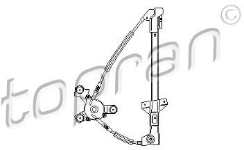 Фото - Інша автоелектрика TOPRAN Nadkole Fiat PANDA II 2003- - 2003- - przód prawy, strona pasażera  2012