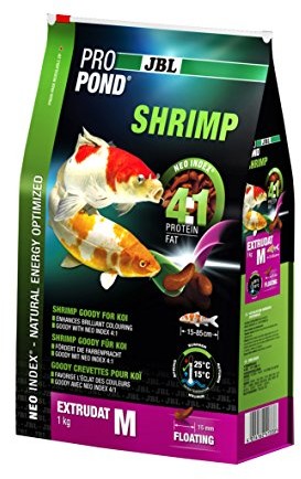 JBL 4133300 krewetki koi, pływające extrudate, smakołyki, propondshrimp, 1000 G 4133300