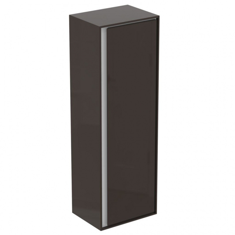 Ideal Standard Connect Air Szafka łazienkowa wisząca 40x120x30 cm ciemnobrązowa mat/biała mat E0834VY