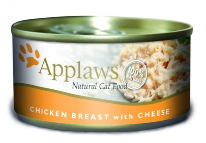 Applaws Cat Tin Chicken with Cheese 12x(6x70g) mokra karma dla kota Kurczak z serem