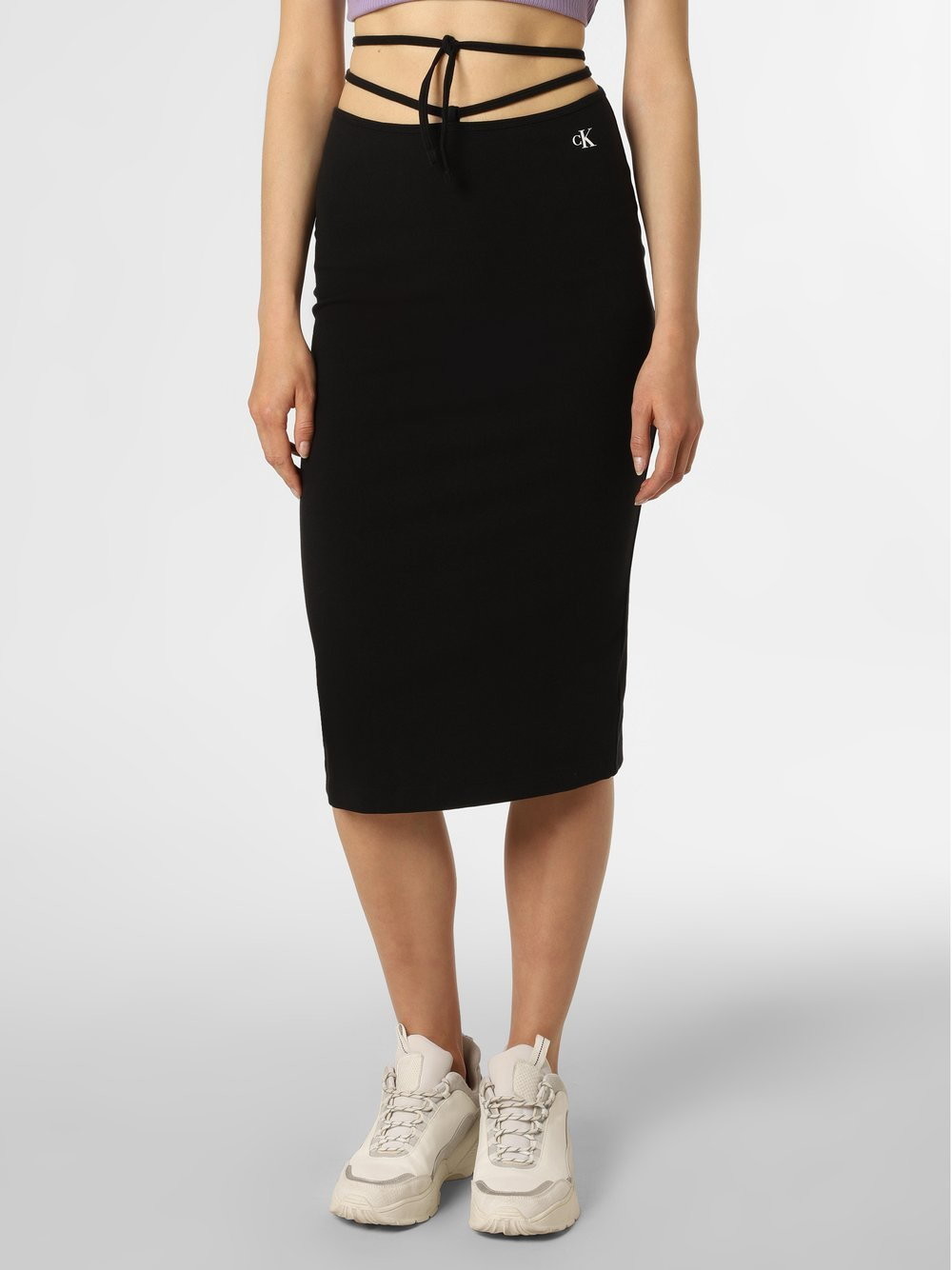 Calvin Klein Jeans Jeans - Spódnica damska, czarny
