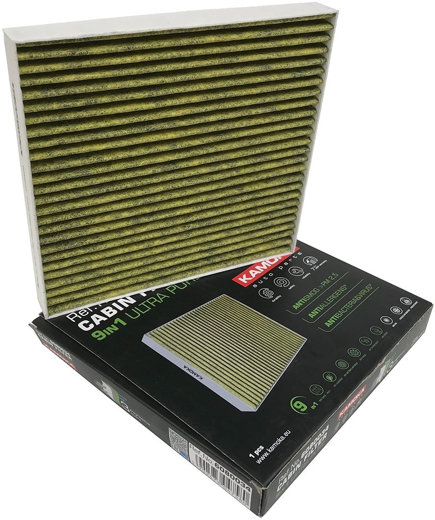 KAMOKA Filtr przeciwpyłkowy kabinowy ULTRA PURE RAM 2016 6080034