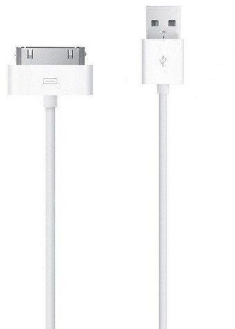 Hurtel Kabel dock 30 pin 1m iPhone 4S 4 iPad 3 2 biały 07426757220196
