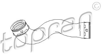 TOPRAN Przewód powietrza doładowujacego 113 566