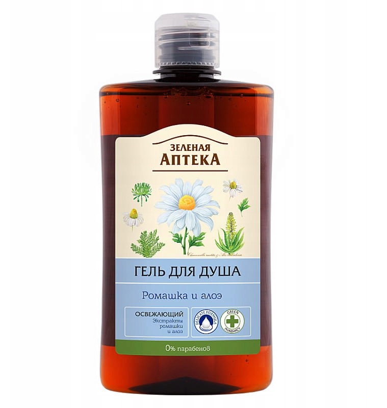 Green Pharmacy Żel pod prysznic - Rumianek i Aloe Vera 4308
