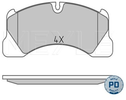 Wulf Gaertner Autoparts Zestaw klocków hamulcowych, hamulce tarczowe Wulf Gaertner Autoparts 025 250 0717/PD