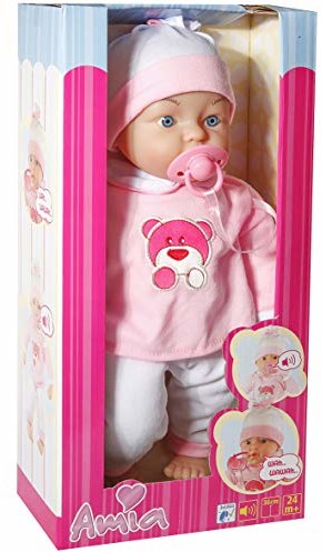 VEDES Großhandel GmbH - Ware Amia Wino baby ze smoczkiem, 36 cm