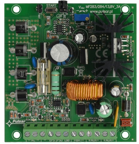 PULSAR MSRK 13,8V/3A/OC moduł zasilacza buforowego impuls (PL_MSRK3012)
