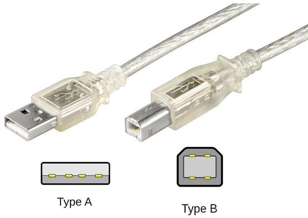 3M Pro Pro USB 2.0 A/B - Transparent - 4040849689734