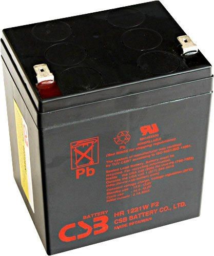 Akumulator żelowy 12V 5,3Ah CSB HR1221W F2 HR1221WF2