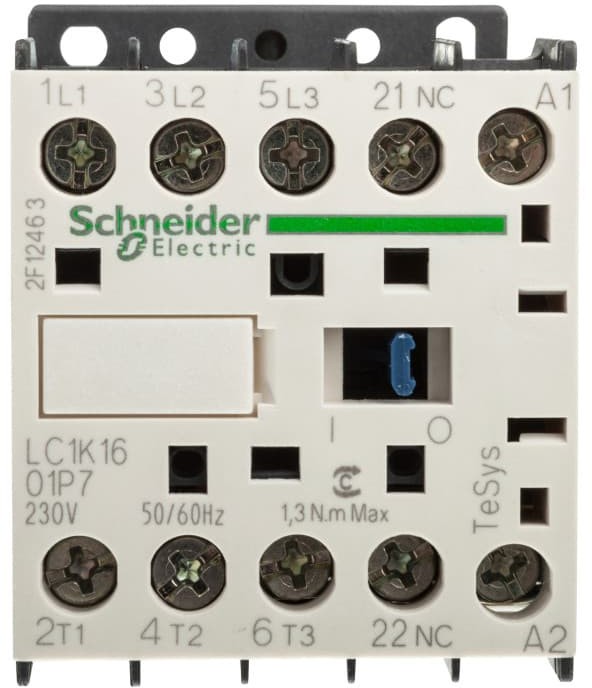 Schneider Electric Stycznik mocy 16A 3P 230V AC 0Z 1R LC1K1601P7
