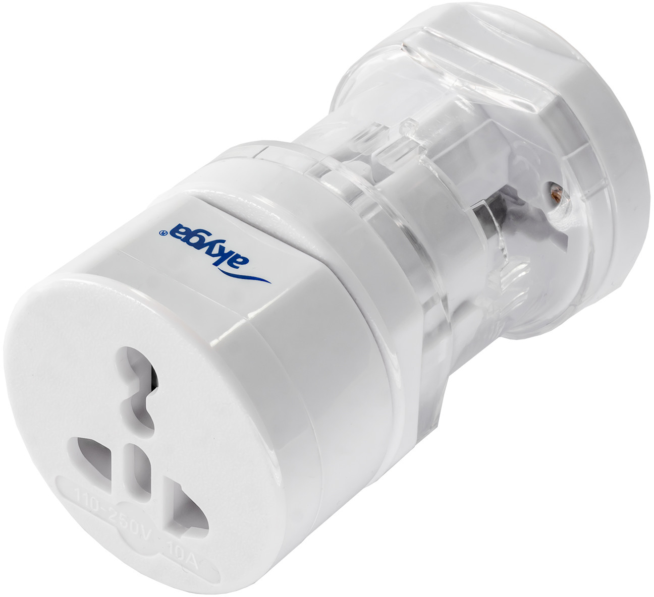 Akyga ADAPTER PODRÓŻNY AC WORLDWIDE BIAŁY AK-AD-61