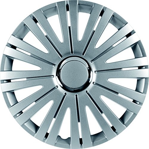 IWH 076006 cala kołpaki ozdobne Monaco przysłony, srebrny/chrom, 14, Set of 4 076006