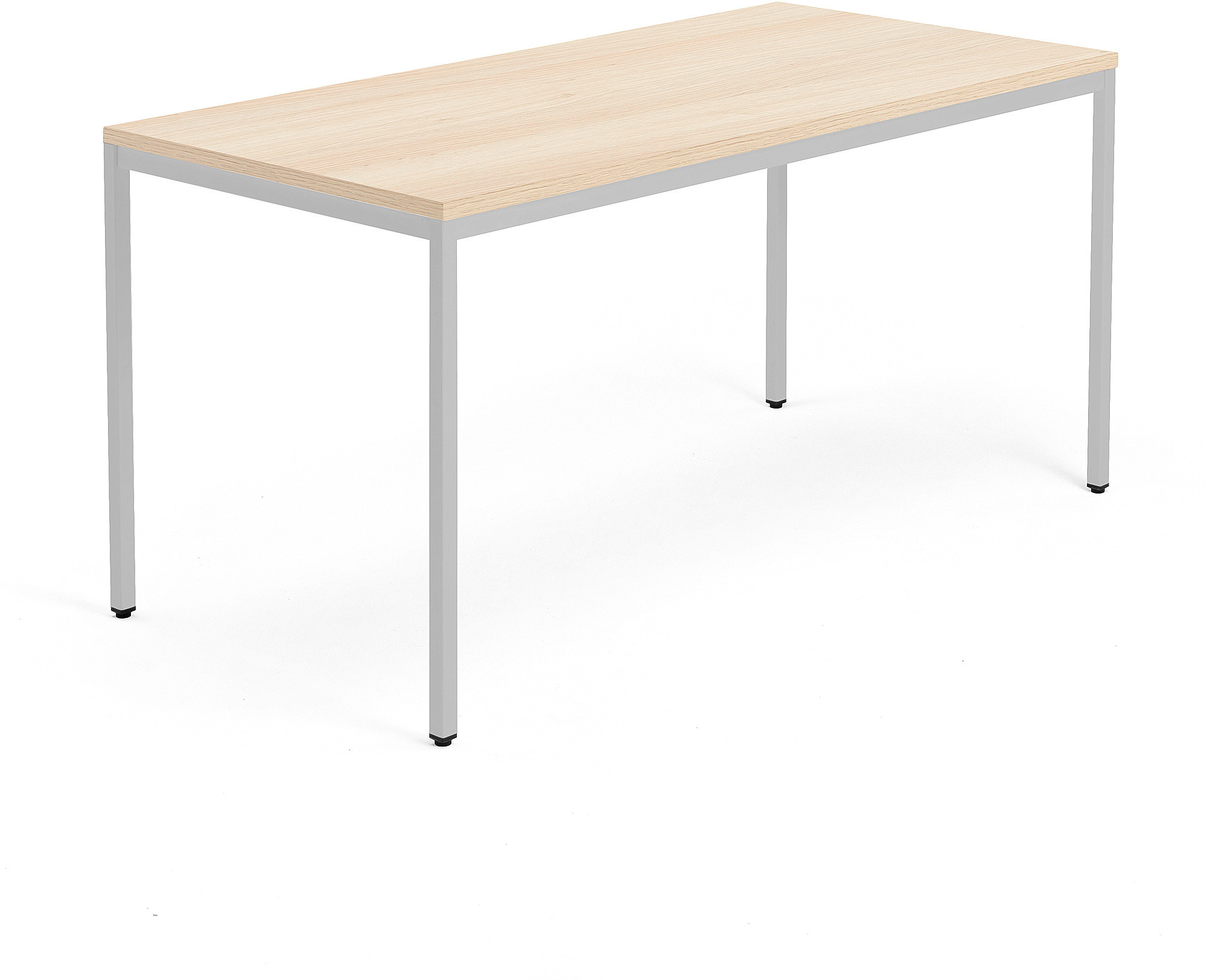 AJ Stół MODULUS 1600x800 mm srebrna rama dąb 1613526