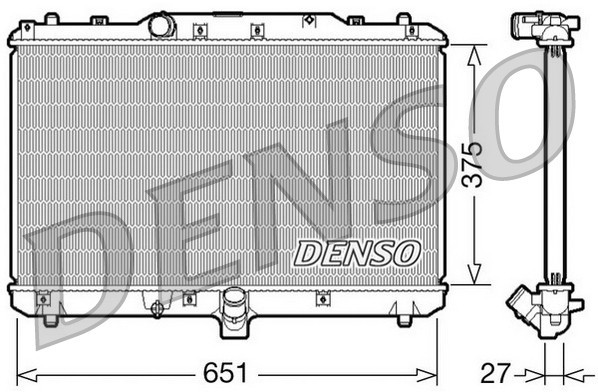 DENSO CHŁODNICA SX4 1.9JTD