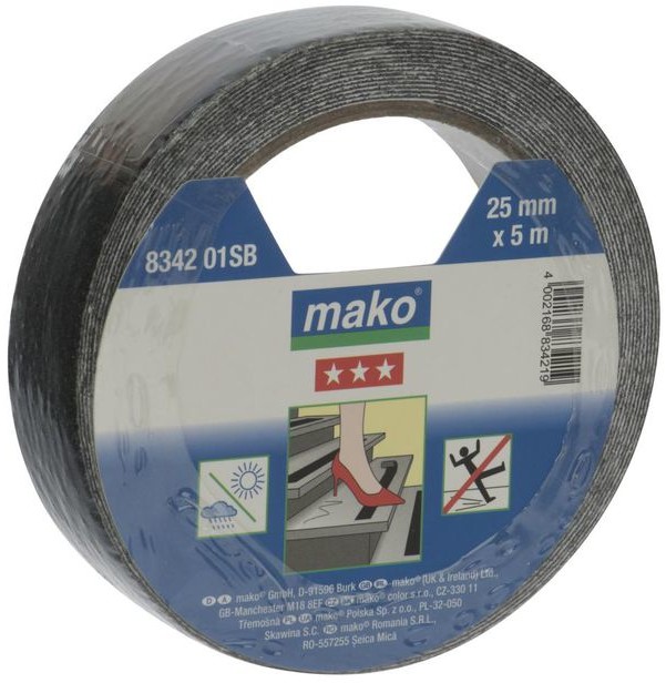 MAKO Taśma ANTYPOŚLIZGOWA  szer. 25 mm  MAKO