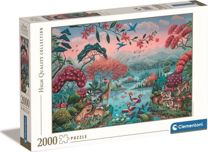 Clementoni Puzzle 2000 HQ The Peaceful Jungle -
