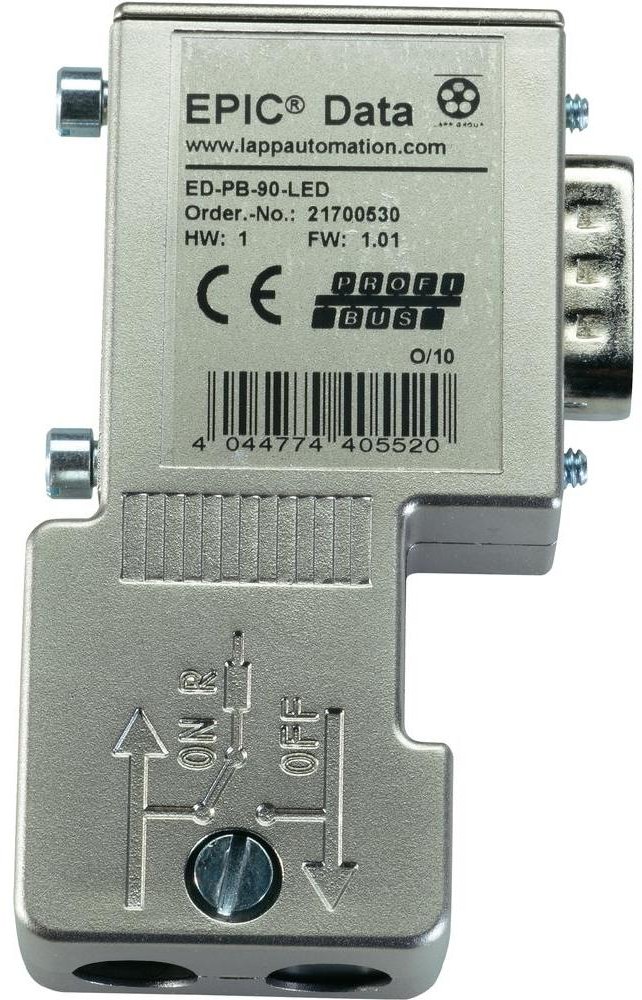 LappKabel Złącze LappKabel EPIC ED-PB-90-LED-S 21700530 Ilość biegunów 9 1 szt EPIC ED-PB-90-LED-S