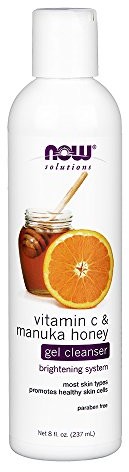 Now Foods Solutions, żel do mycia, witamina C Manuka miodowy, 8 ML (237 ML)   733739079978