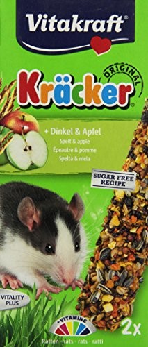 Vitakraft szczurów kraecker Corn i Fruit, 10er Pack (10 X 160 G) 251405