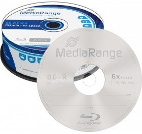 MediaRange BD-R 6 X CB 25 GB mediar 25ST MR514