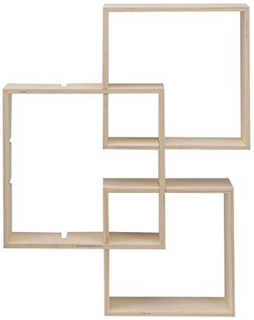Glorex GmbH Wzornictwo-ramki drewniane kwadrat 3ST 30 x 30 x 10 cm ,27 X 27 X 10,24 X 24 X 10 6 1320 304