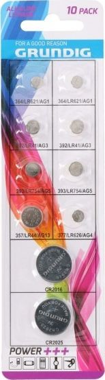 Grundig baterie ogniwa guzikowe alkaliczne/litowe 10 sztuk twm_279765