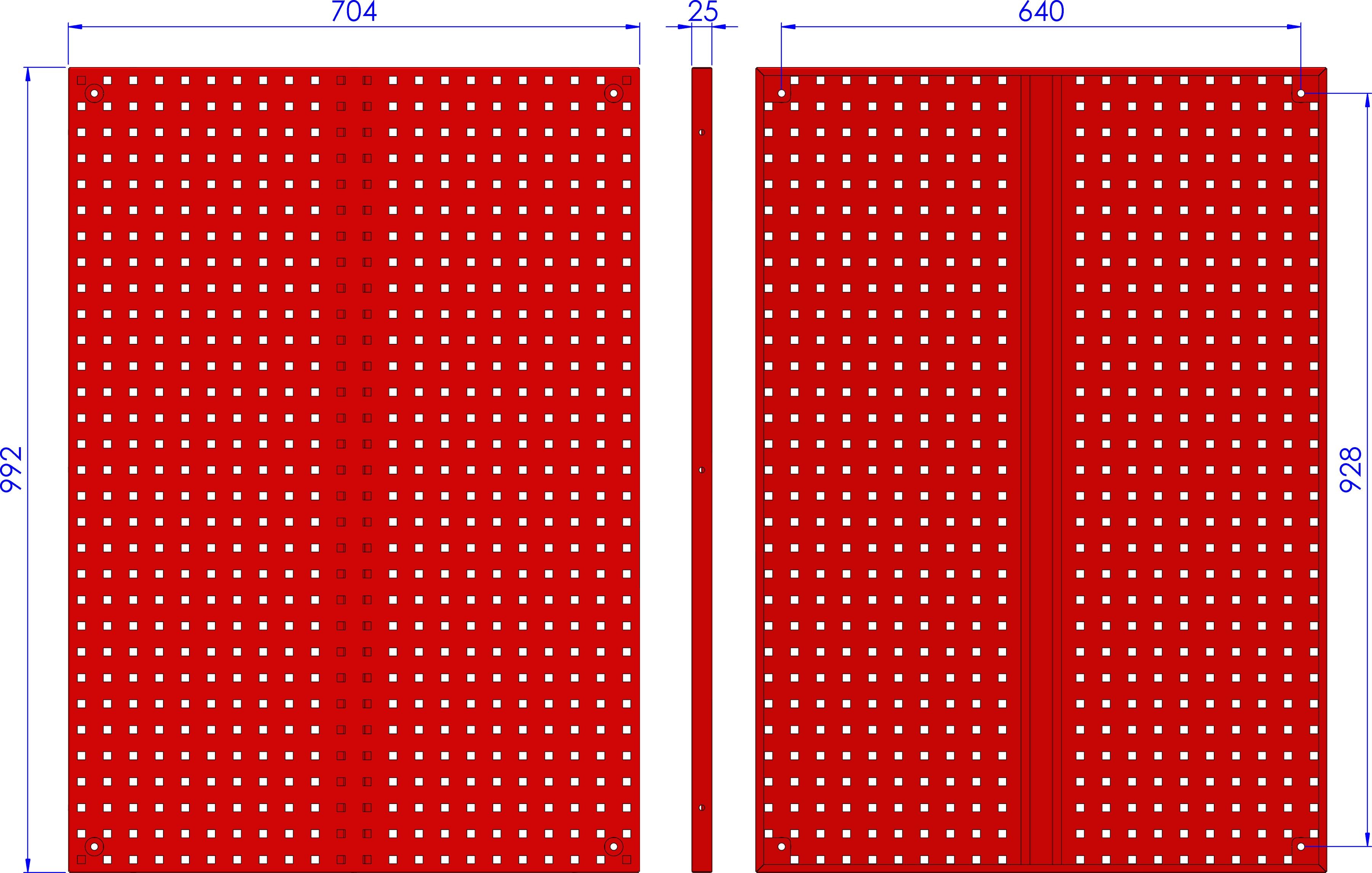 Fastservice Płyta / tablica perforowana N-4-04-06 N-4-04-06