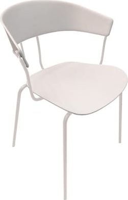 King Home Krzesło JETT beżowe polipropylen metal PC-161.BISCUIT [17054274]