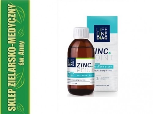 LifeLineDiag Zinc.Point Cynk w płynie 40g LifeLineDiag 582