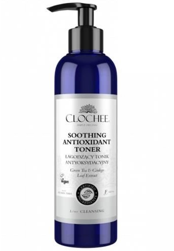 Clochee CLOCHEE_Soothing Antioxidant Toner łagodzacy tonik antyoksydacyjne Green Tea & Ginkgo Leaf Extract 250ml p-5903240022021