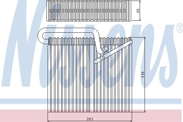 NISSENS Parownik, klimatyzacja NISSENS 92190