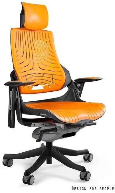 Unique Wau czarny elastomer - Mango fotel biurowy