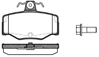 RoadHouse Zestaw klocków hamulcowych, hamulce tarczowe 2343.00