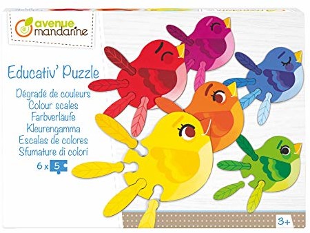 Avenue Mandarine Educativ puzzle kolorowe wagi edukacyjne PU019C