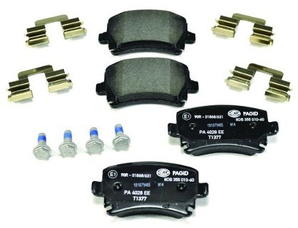 HELLA PAGID Zestaw klocków hamulcowych, hamulce tarczowe 8DB355010-601
