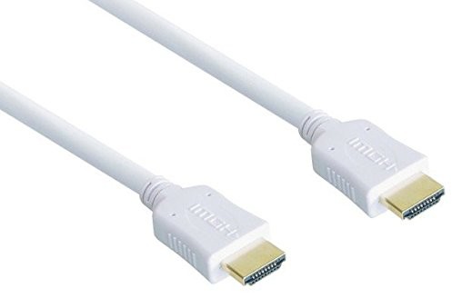 Good Connections High Speed   HDMI kabel z wtyczką Ethernet, pozłacane,  biały 4514-015W