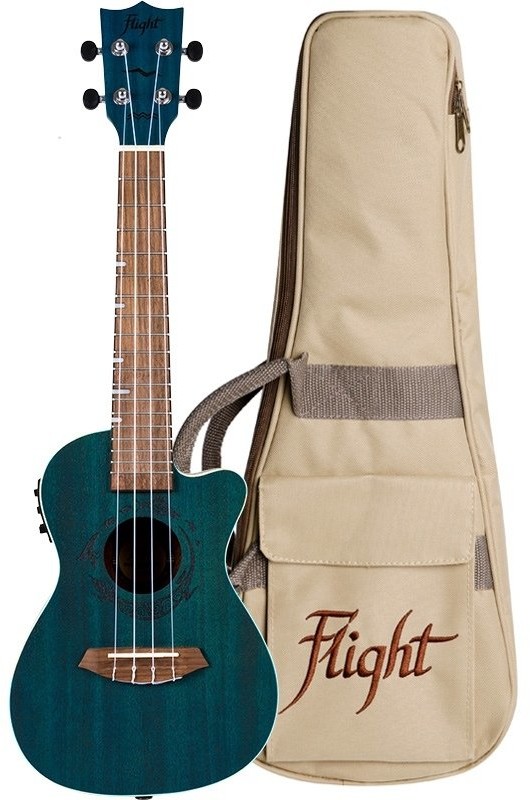 Flight FLIGHT DUC380 CEQ TOPAZ - UKULELE KONCERTOWE