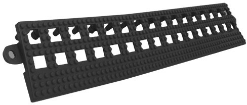 Coba Krawędź Do Mat Flexi-Deck Czarny Męska (Zestaw 3 Sztuk)