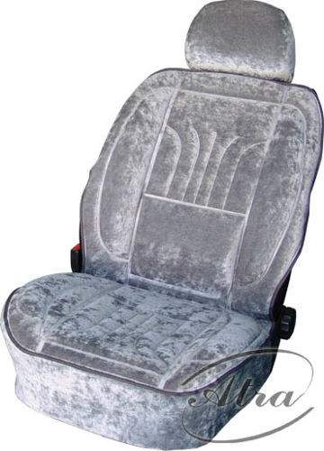 Atra Mata profilowana Atra jasnoszara XL welur ATR5902288431277