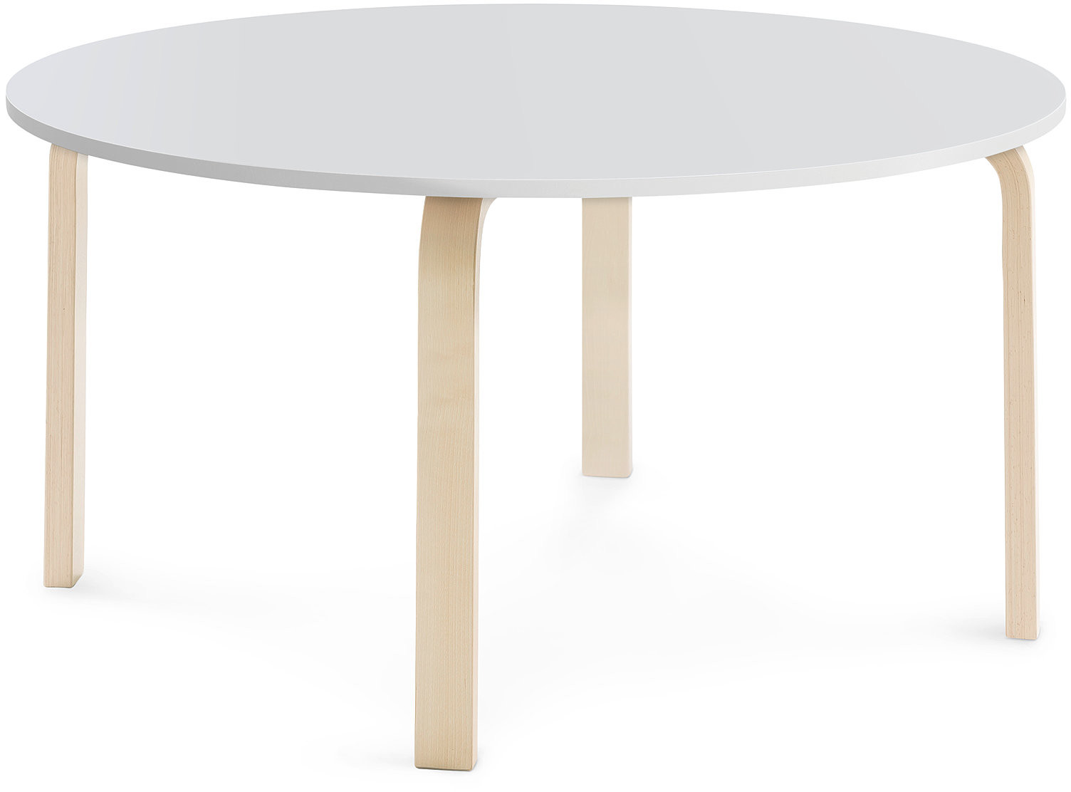 AJ Produkty Stół ELTON,  1200x590 mm, biały laminat, brzoza