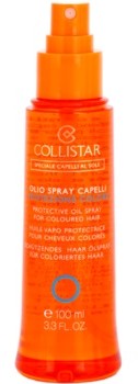 Collistar Hair In The Sun ochronny olej na włosy ochrona przeciwsłoneczna do włosów farbowanych 100 ml