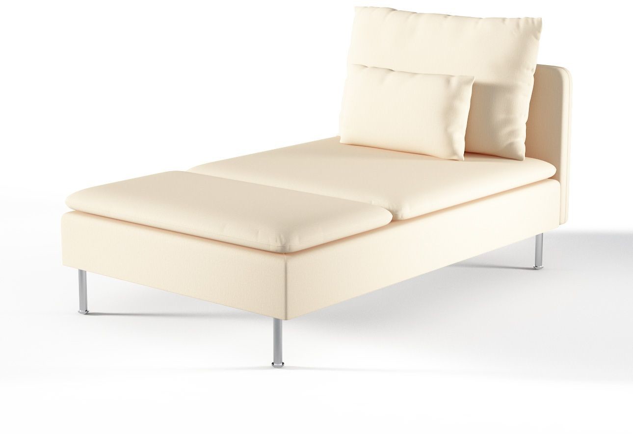 Dekoria Pokrowiec na szezlong Söderhamn kremowy szenil szezlong Söderhamn Chenille 1009-702-22