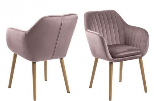 Actona Krzesło Emilia róż VIC 74716