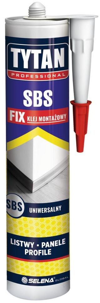 Tytan Klej montażowy SBS 290 ml listwy, panele, profile