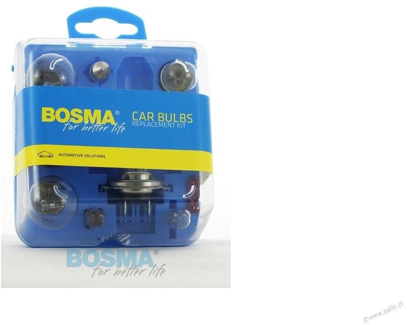 BOSMA 6852 ZAPASOWY ZESTAW ŻARÓWEK 24V H7 10 elementów) 5904353026852