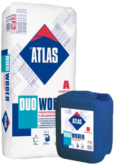 Atlas Hydroizolacja dwuskładnikowa Woder Duo 32 kg