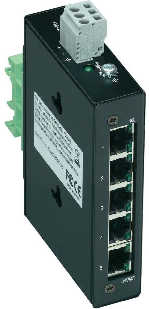 WAGO Przełącznik przemysłowy Ethernet Wago 852-111 18 5-port 100 BASE-TX 5-PORT 100BASE-TX INDUSTR.ECO SWITCH