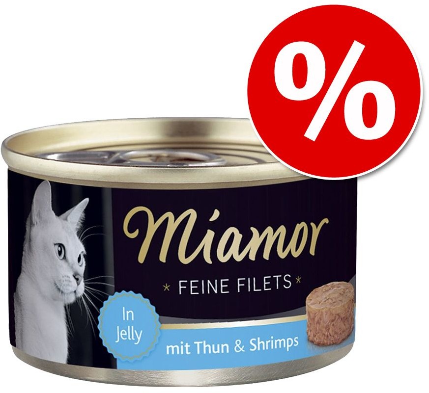 Miamor Feine Filets filety mięsne smak tuńczyk z warzywami 6x100g